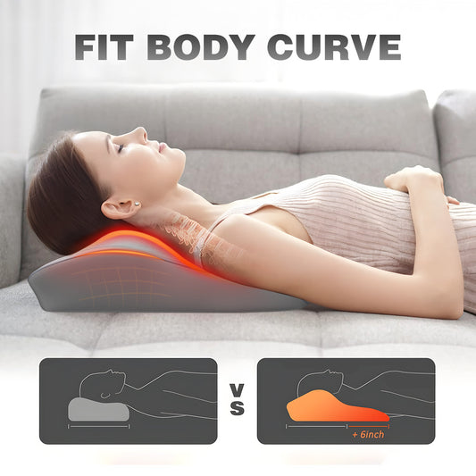 Almohada de masaje multifunción para cuello, hombros, cintura y espalda
