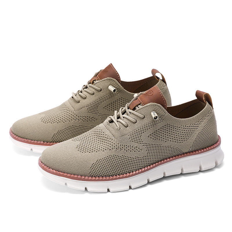 Zapatos casuales para hombre, antideslizantes, transpirables, con amortiguación