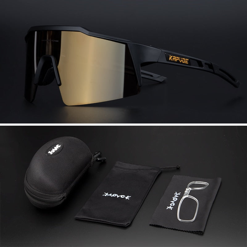 Gafas de ciclismo UV400, UNISEX, montaña, correr, pescar, deportes, polarizadas