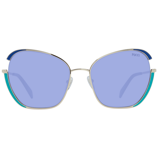 Emilio Pucci Gold Women Sunglass