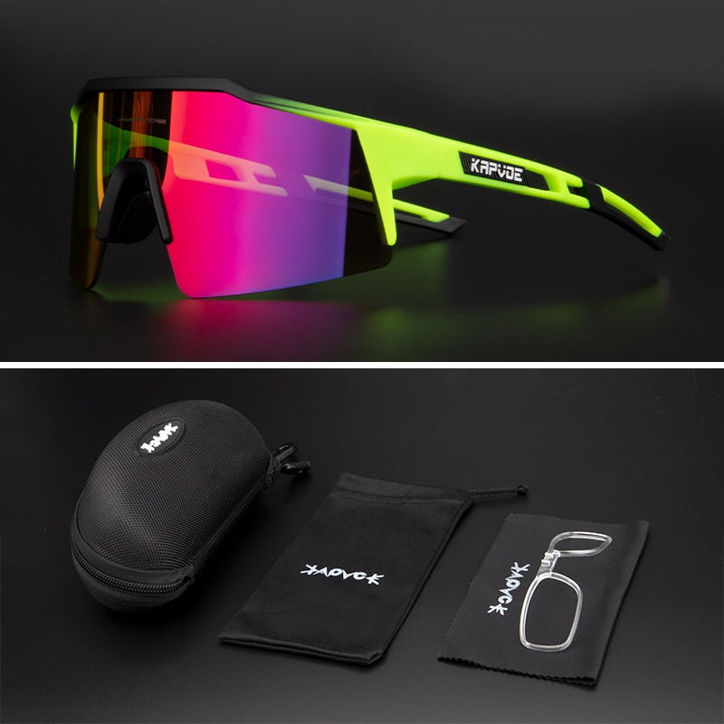 Gafas de ciclismo UV400, UNISEX, montaña, correr, pescar, deportes, polarizadas