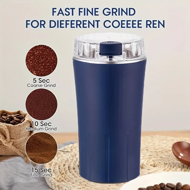 Molinillo de café eléctrico multifuncional con control de una sola pulsación, procesador de alimentos, licuadora para espresso, frutos secos.