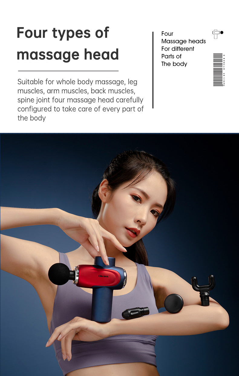 Masajeador muscular con pistola de fascia CP-F10, relajante muscular cervical, pistola menstrual eléctrica para piernas.
