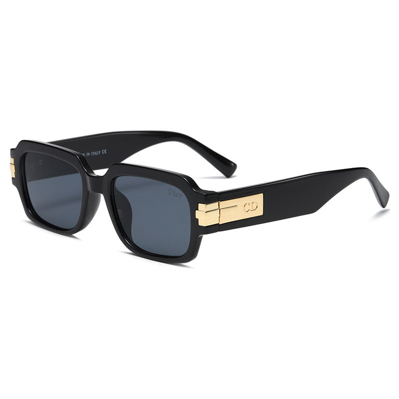 Gafas de sol cuadradas de montura pequeña de moda estilo cyberpunk