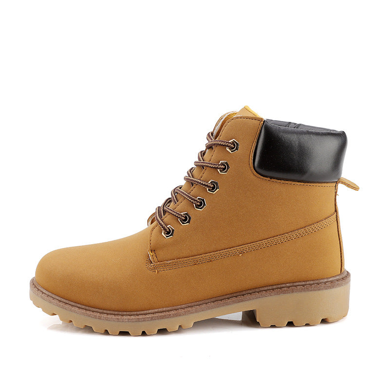 Fashionable high top Martin boots for men casual