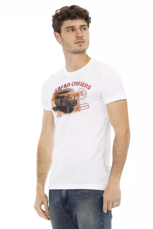 Trussardi Action White Cotton Men's T-Shirt