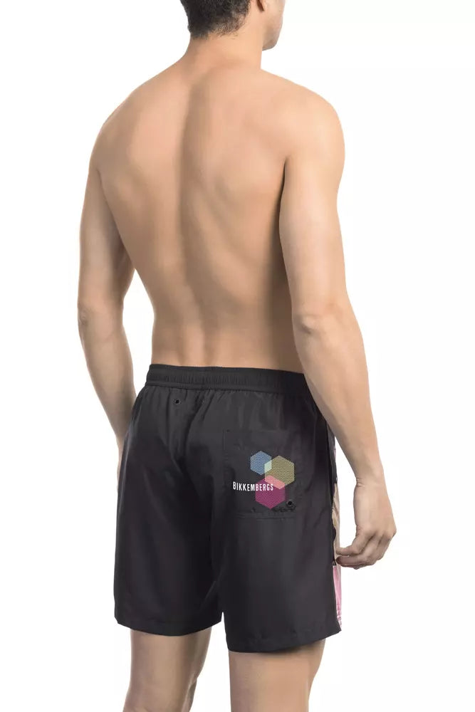 Bikkembergs Black Polyester Men's Swim Short