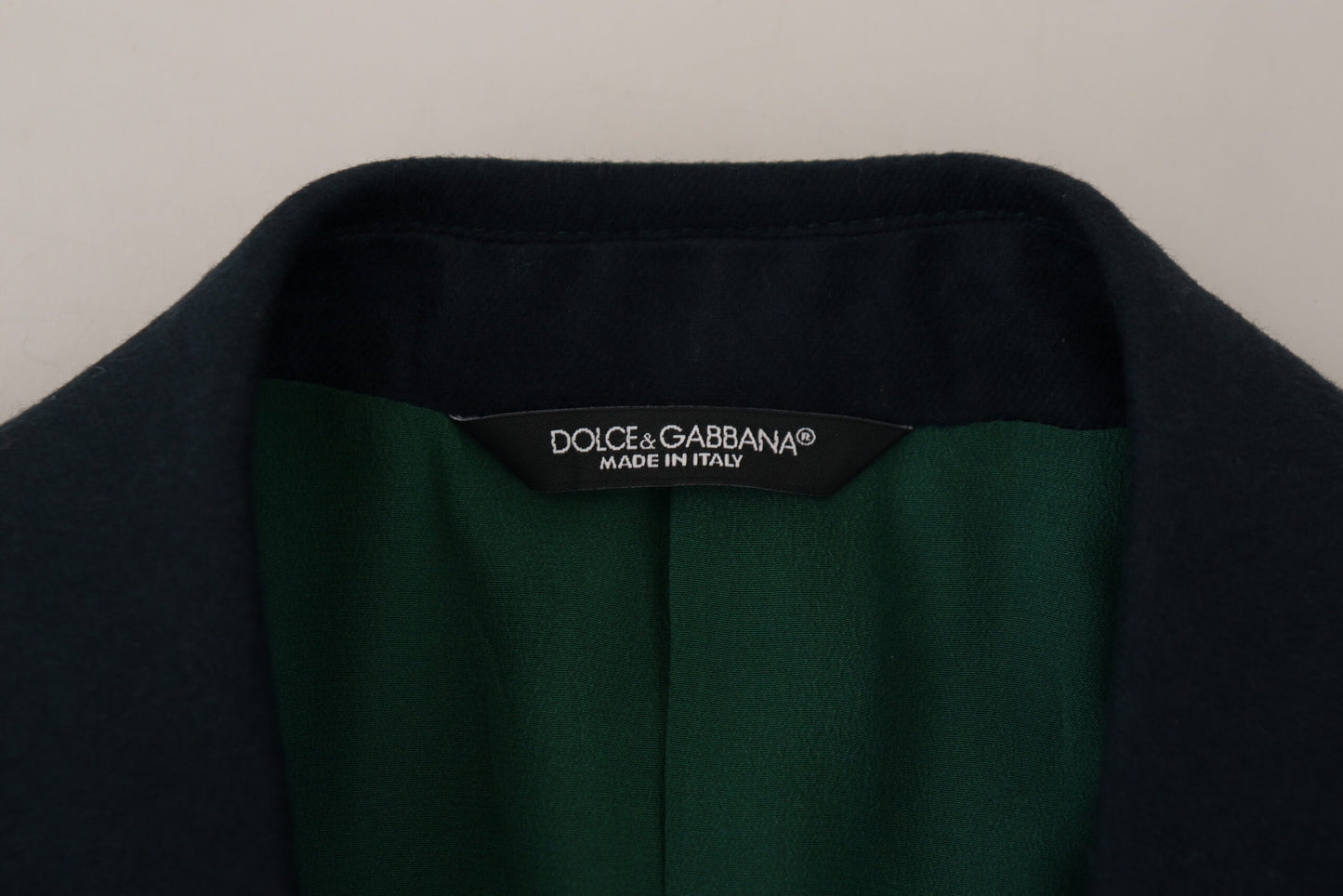 Dolce & Gabbana Blue Double Breasted Formal Coat Blazer