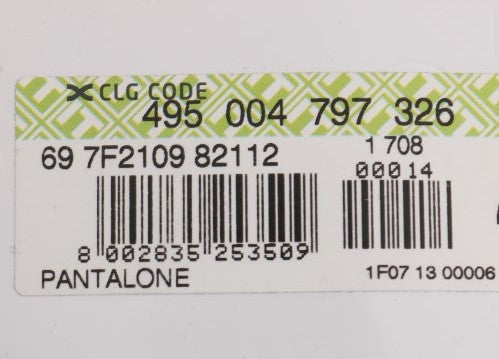 GF Ferre Black Cotton Stretch Chinos Pants