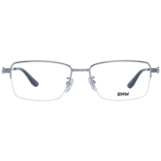 BMW Silver Men Glasses Frame