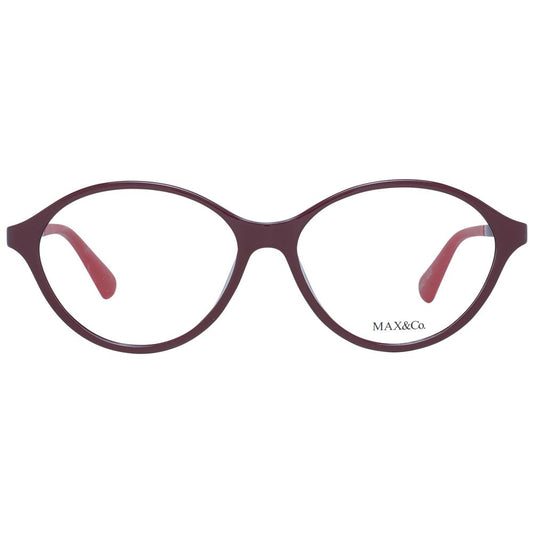 Max & Co Burgundy Women Glasses Frame
