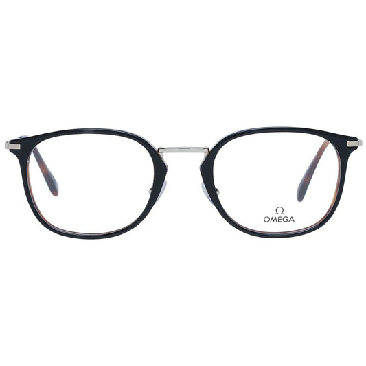 Omega Black Men Glasses Frame