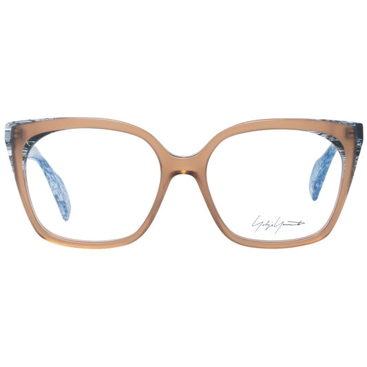 Yohji Yamamoto Brown Women Glasses Frame