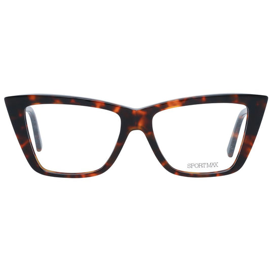 Sportmax Brown Women Glasses Frame