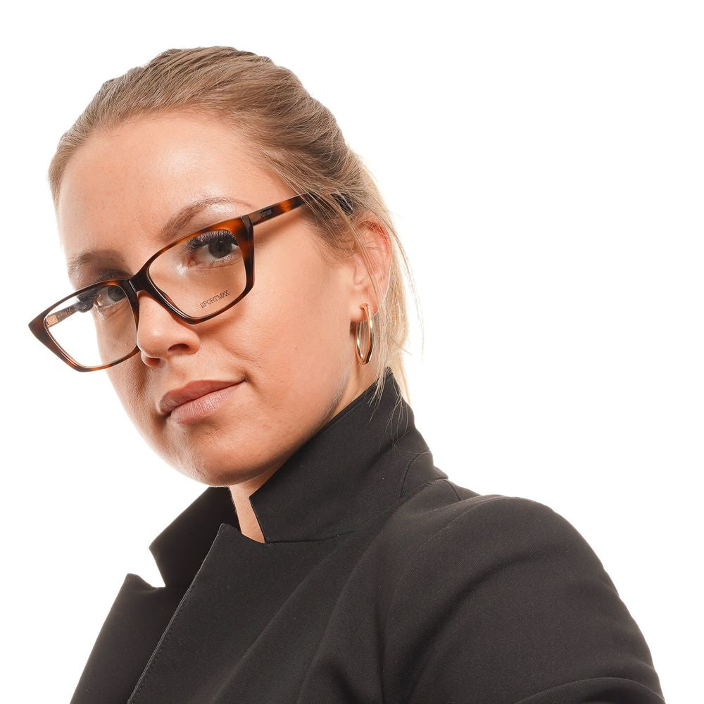 Sportmax Brown Women Glasses Frame