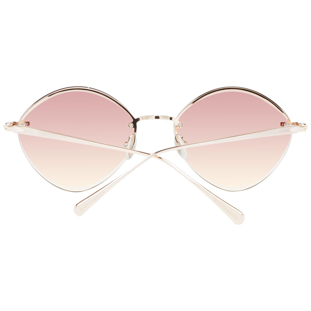 Scotch & Soda Gold Women Sunglass