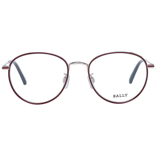 Bally Burgundy Unisex Glasses Frame