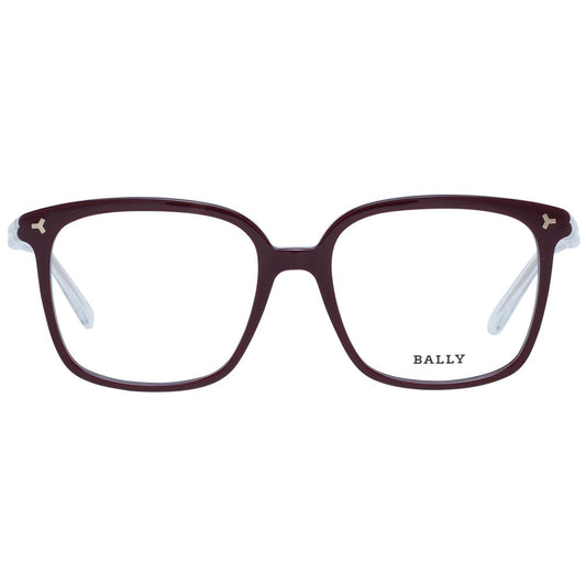 Bally Burgundy Women Glasses Frame