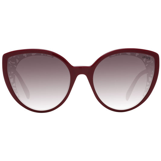 Emilio Pucci Red Women Sunglass