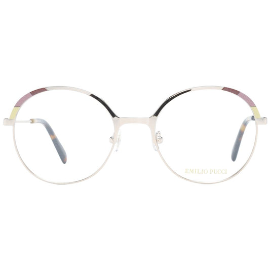 Emilio Pucci Gold Women Glasses Frame
