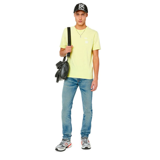 Diesel Blue Cotton Men's Skinny Jean