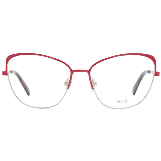 Emilio Pucci Red Women Glasses Frame