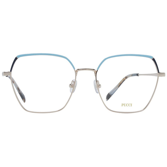 Emilio Pucci Gold Women Glasses Frame