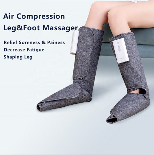 Masajeador eléctrico de piernas con ondas de aire. Ideal para adelgazar piernas con compresas calientes y presión