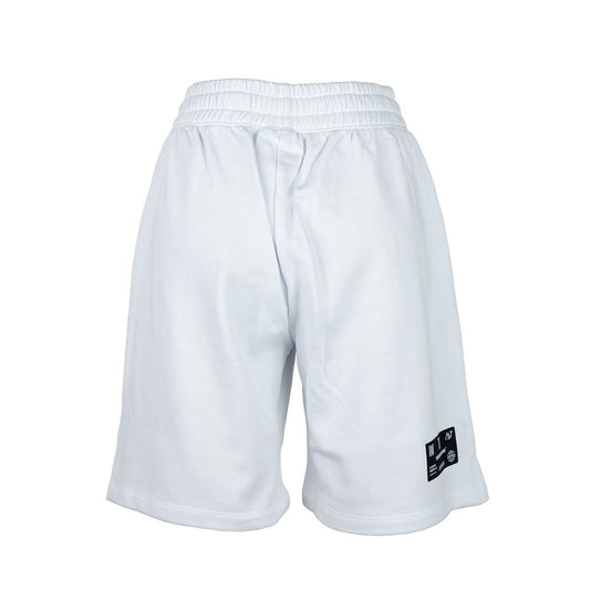 Diego Venturino White Cotton Women Shorts