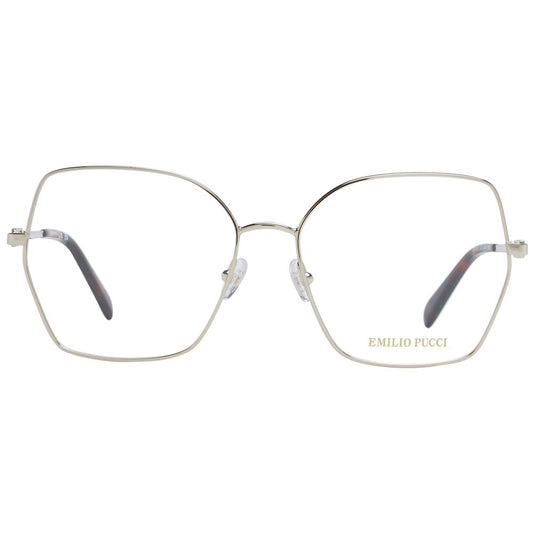 Emilio Pucci Gold Women Glasses Frame