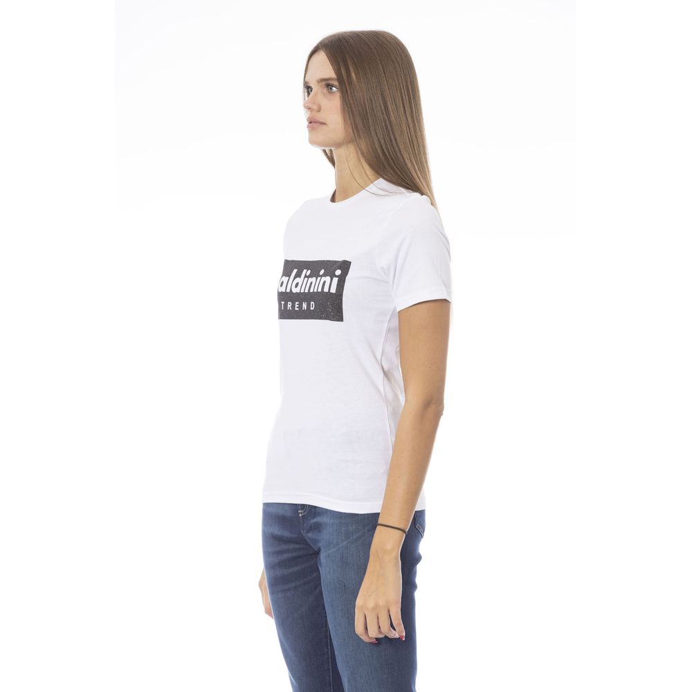 Baldinini Trend White Cotton Women Top