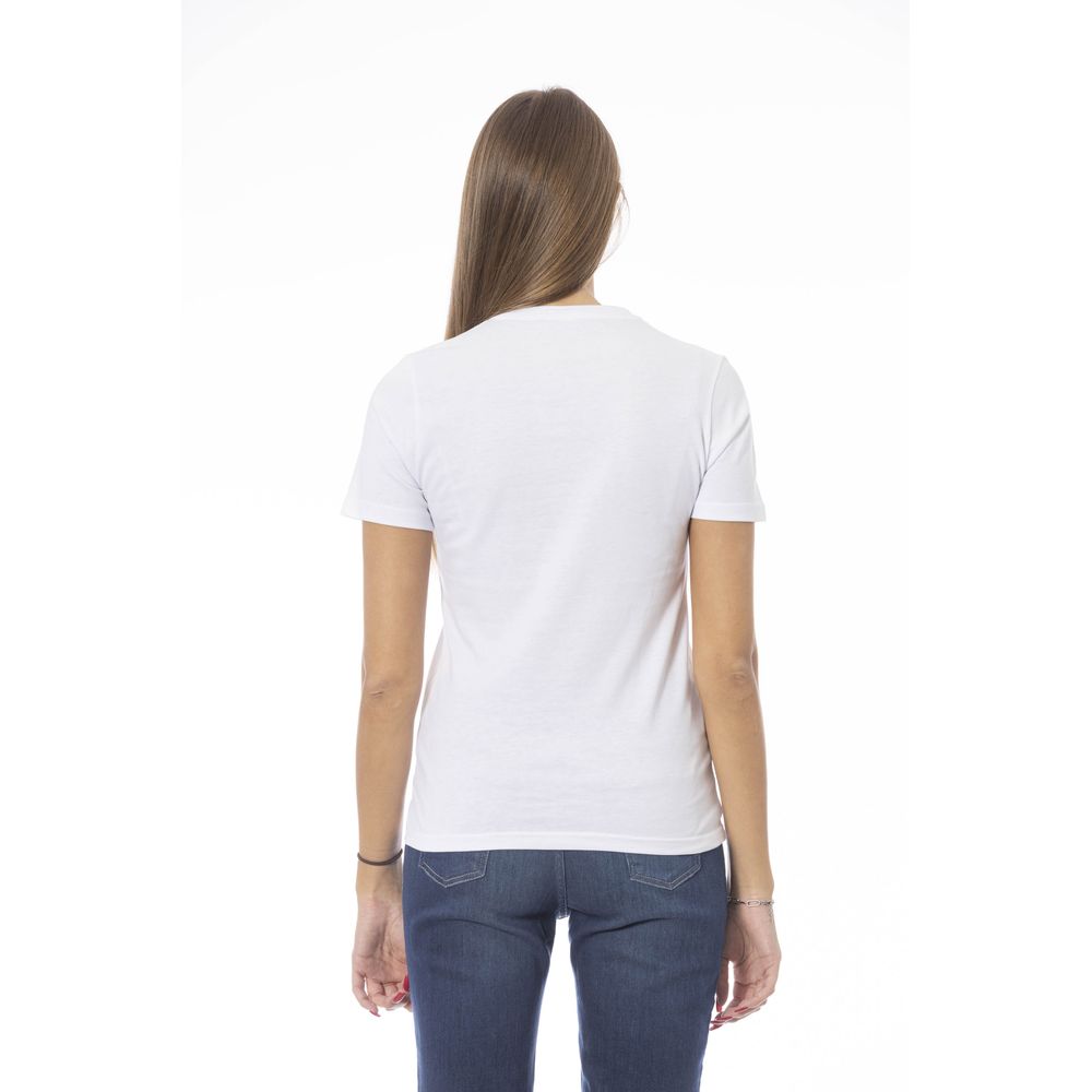 Baldinini Trend White Cotton Women Top