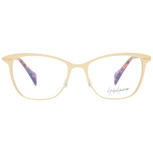 Yohji Yamamoto Gold Women Glasses Frame