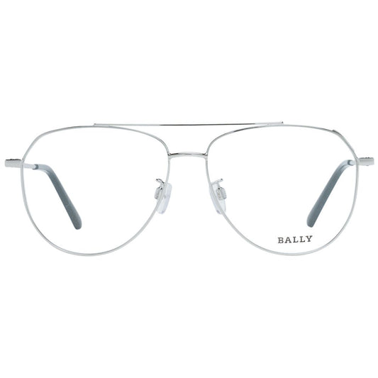 Bally Silver Unisex Glasses Frame
