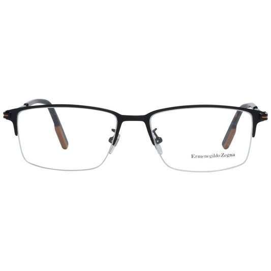 Ermenegildo Zegna Black Men Glasses Frame