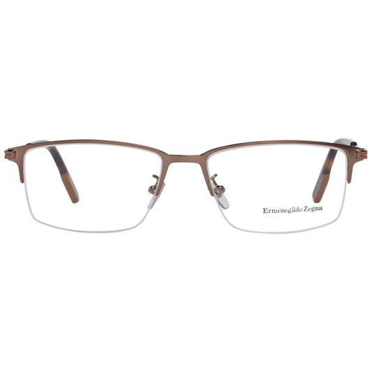 Ermenegildo Zegna Bronze Men Glasses Frame