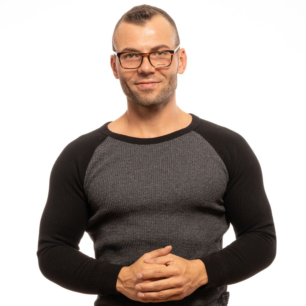 Zadig & Voltaire Brown Men Glasses Frame