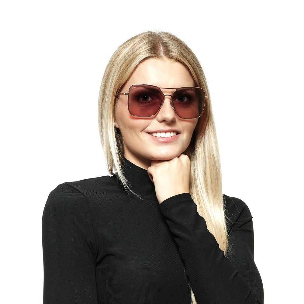 Web Rose Gold Women Sunglass