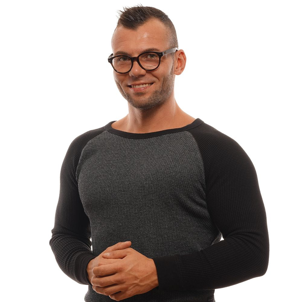 Ermenegildo Zegna Brown Men Glasses Frame