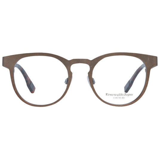 Ermenegildo Zegna Bronze Men Glasses Frame