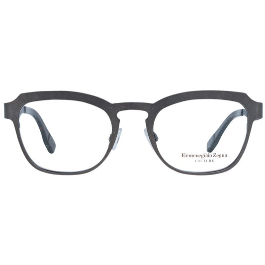 Ermenegildo Zegna Gray Men Glasses Frame