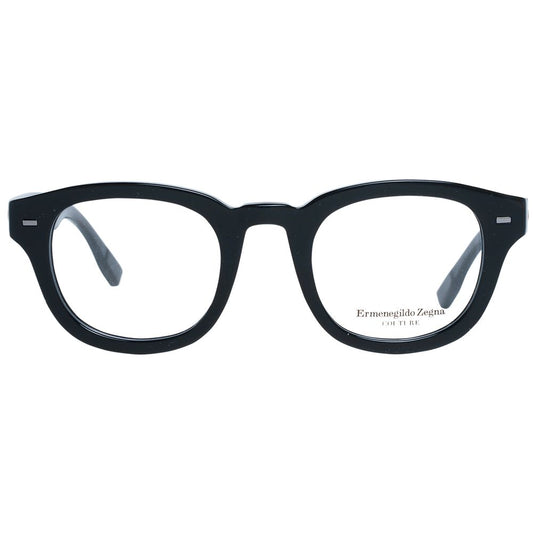 Ermenegildo Zegna Black Men Glasses Frame