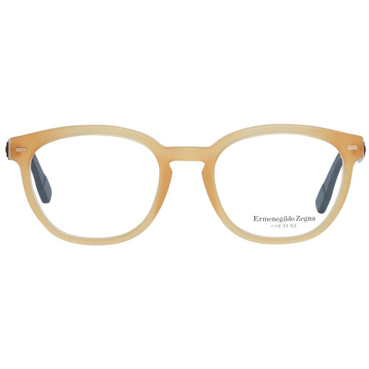 Ermenegildo Zegna Orange Men Glasses Frame