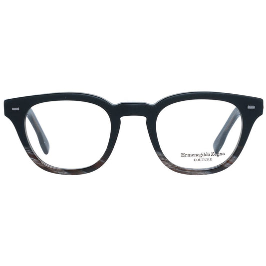 Ermenegildo Zegna Black Men Glasses Frame