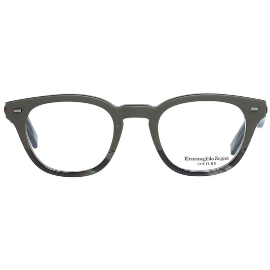 Ermenegildo Zegna Olive Men Glasses Frame