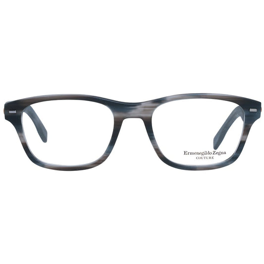 Ermenegildo Zegna Gray Men Glasses Frame