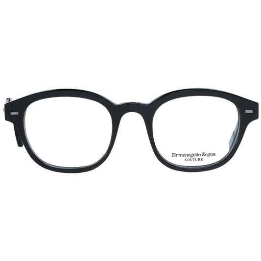 Ermenegildo Zegna Black Men Glasses Frame