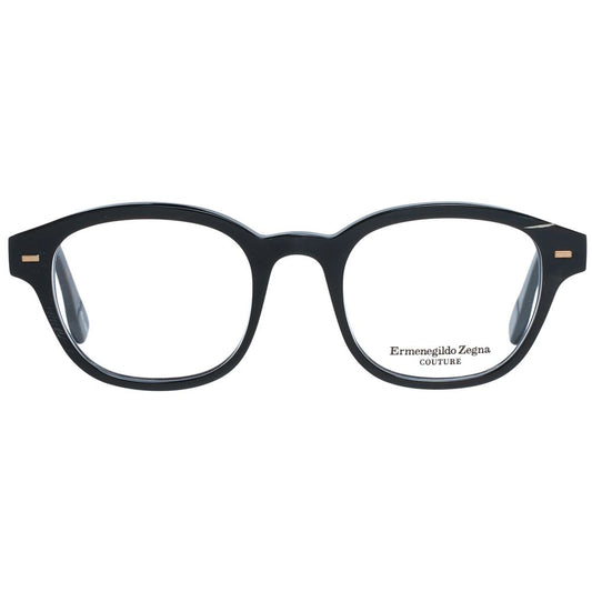 Ermenegildo Zegna Black Men Glasses Frame