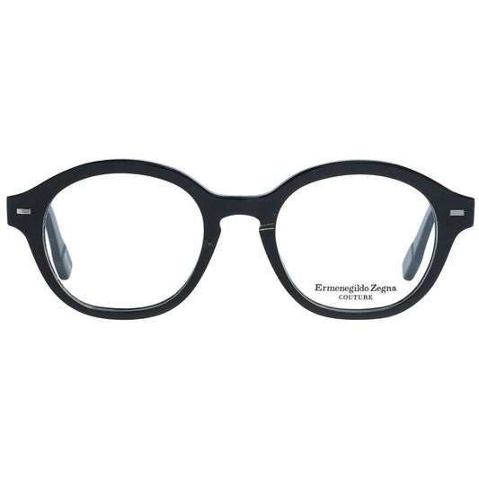 Ermenegildo Zegna Black Men Glasses Frame