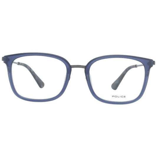 Police Blue Men Glasses Frame